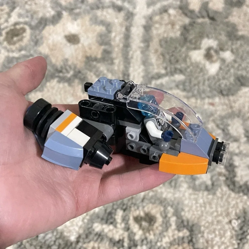 LEGO Creator: 3 In 1 Cyber Drone (31111) Incomplete For Parts - Picture 2 of 5